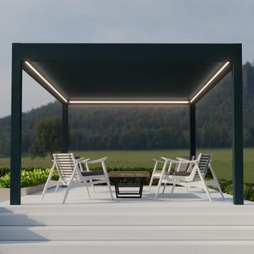 Platdak Glasveranda vrijstaand - LAAGSTE PRIJSGARANTIE, Nieuw, Veranda