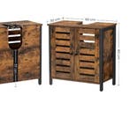 Houten Badkamerkast – Vintage Opbergmeubel voor Wastafel, Verzenden, Nieuw