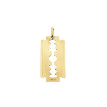 Gouden hanger Lame de Rasoir van Dinh Van (Hanger of bedel), Ophalen of Verzenden, Gebruikt, Goud, Overige merken