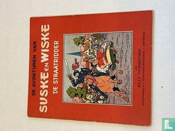 Suske en Wiske - De straatridder - 1956, Boeken, Stripboeken, Eén stripboek, Verzenden, Gelezen, Vandersteen, Willy.