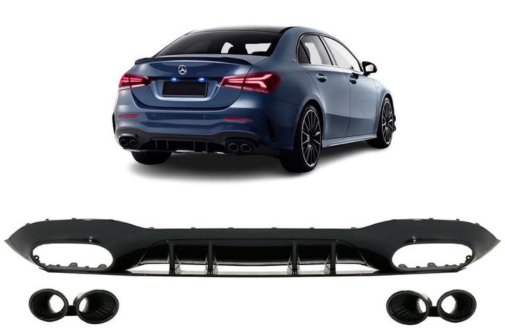 Diffuser | Mercedes-Benz | A-klasse 18- 4d sed. V177 | A45S, Auto-onderdelen, Carrosserie en Plaatwerk, Nieuw, Mercedes-Benz, Verzenden