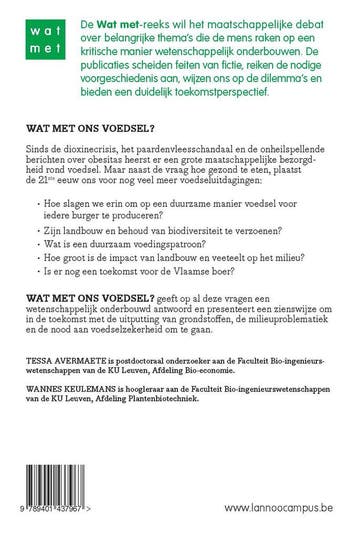 Wat met ons voedsel? / Wat met? 9789401437967, Verzenden, Zo goed als nieuw, Tessa Avermaete
