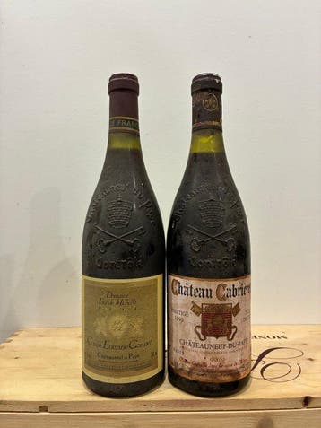 1990 Domaine Font de Michel & Chateau Cabrières, Châteauneuf, Nieuw