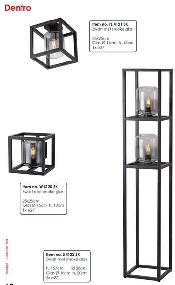Freelight plafondlamp Dentro PL4121SK Sale, Ophalen, Nieuw, Overige materialen