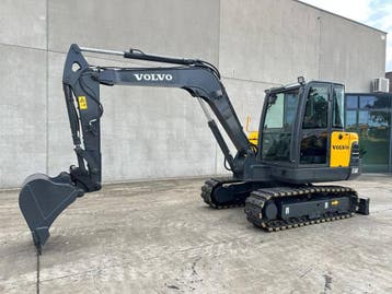 Veiling: Midigraafmachine Volvo EC60C Diesel 2012, Ophalen, Graafmachine