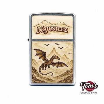 Zippo - Zippo Nojusteez x Tom’s Exclusives Scrimshaw Dragon, Nieuw