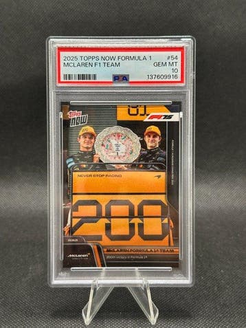 Topps Now Formula 1 Mclaren F1 Team #54 2025 - 1 Graded card, Nieuw