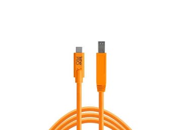 Tether Tools TetherPro USB-C - 3.0 Male B (4,6m oranje), Ophalen of Verzenden, Nieuw