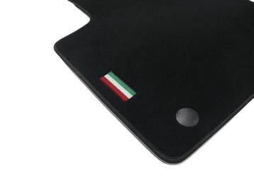 Mattenset voor Fiat Hybrid 500 2020-2024 | Italiaanse vlag