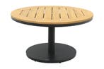 Canto ronde bijzettafel Ø70 cm. - Royal Grey/Teak, Verzenden, Nieuw, Hout