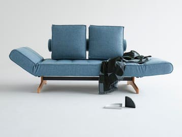 Innovation slaapbank Ghia houten onderstel, Ophalen of Verzenden, Nieuw