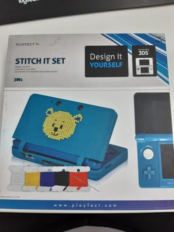 Stitch It Set 3in1 Blue Edition (3DS Accessoires), Ophalen of Verzenden, Zo goed als nieuw
