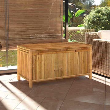 vidaXL Tuinbox 110x52x55 cm bamboe, Verzenden, Nieuw