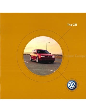 2003 VOLKSWAGEN GTI BROCHURE ENGELS, Nieuw, Volkswagen, Author