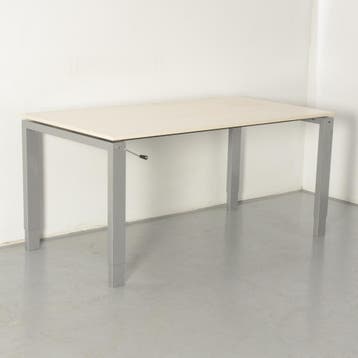 Aspa Samas bureau, licht ahorn blad, 160 x 80 cm, hoogte, Ophalen of Verzenden, Nieuw