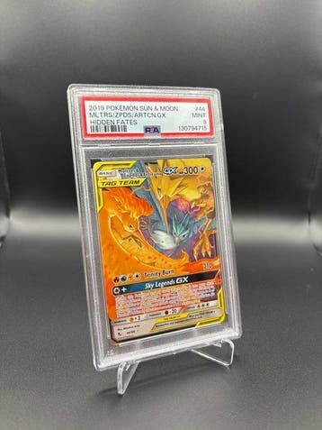 Pokémon - 1 Graded card - Moltres & Zapdos & Articuno-GX #44, Nieuw