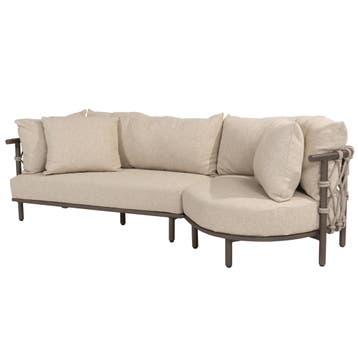Ezra chaise longue loungeset 2 delig terre 4 Seasons Outdoor, Tuin en Terras, Tuinsets en Loungesets, Ophalen of Verzenden, Nieuw