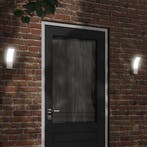 vidaXL Buitenwandlamp LED gegoten aluminium wit, Verzenden, Nieuw, Aluminium, Wandlamp