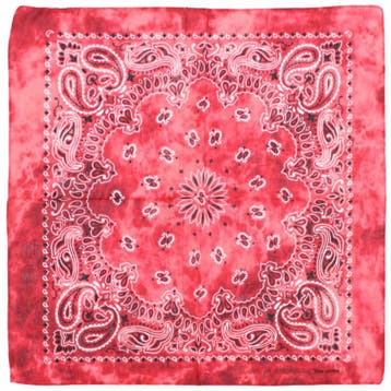 Fako Fashion - Paisley Bandana - Tie Dye - Acid Wash - Rood, Verzenden, Nieuw
