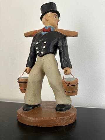 Figuur - Hamburger Wasserträger Hans Hummel - Creamware