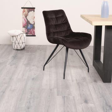 Lichtgrijs klik-PVC v.a. €7,98 per m² LEEGVERKOOP, Crème, 75 m² of meer, Nieuw, Ophalen of Verzenden