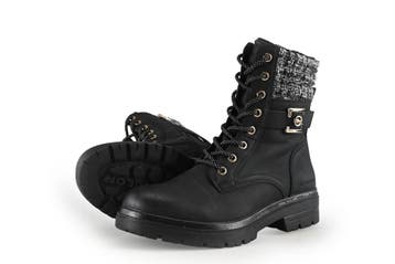 Tom Tailor Veterboots in maat 39 Zwart, Kleding | Dames, Schoenen, Verzenden, Zwart, Overige typen, Tom Tailor
