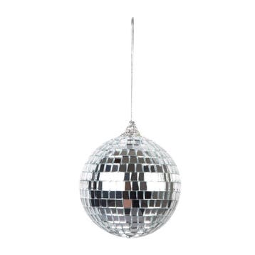 Set zilveren Discoballen - 6 stuks, Hobby en Vrije tijd, Feestartikelen, Ophalen of Verzenden, Nieuw