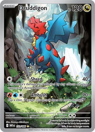 Druddigon (WHT 151), Hobby en Vrije tijd, Verzamelkaartspellen | Pokémon, Nieuw, Ophalen of Verzenden