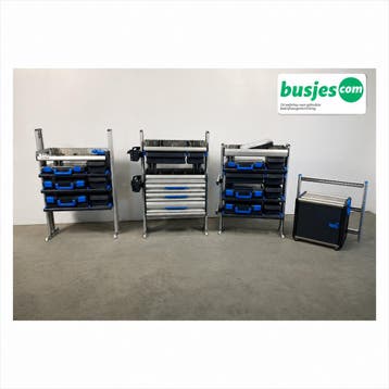 Sortimo SR5 bedrijfswageninrichting 3 kasten + WorkMo 3120, Ophalen of Verzenden