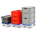 Onderwagen rolplateau 4 zwenkwielen, 2 met rem, Ophalen of Verzenden