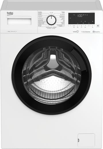 Beko WTV8716XBWST - Wasmachine - 8 kg - 1400 tpm - SteamCure, Ophalen of Verzenden, Zo goed als nieuw, Voorlader, 85 tot 90 cm