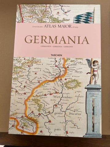Cassette met 2 delen Atlas Maior van Joan Blaeu - 1665, Verzenden, Zo goed als nieuw, Voor 1800, Duitsland