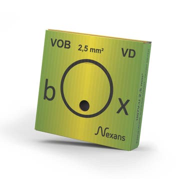 Nexans H07V-U profieldraad voor installatie - 10533333 [100, Verzenden, Nieuw, Overige typen