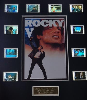 Rocky 5 - Framed Film Cell Display with COA, Nieuw
