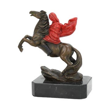 sculptuur, Ghost rider - 20 cm - Brons