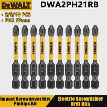 DEWALT PH2 57mm Impact Schroefbits - Set van 2, 5 of 10 stuk, Verzenden, Nieuw