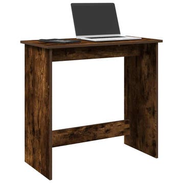 vidaXL Bureau 80x40x75 cm bewerkt hout gerookt eikenkleurig, Huis en Inrichting, Bureaus, Verzenden, Nieuw