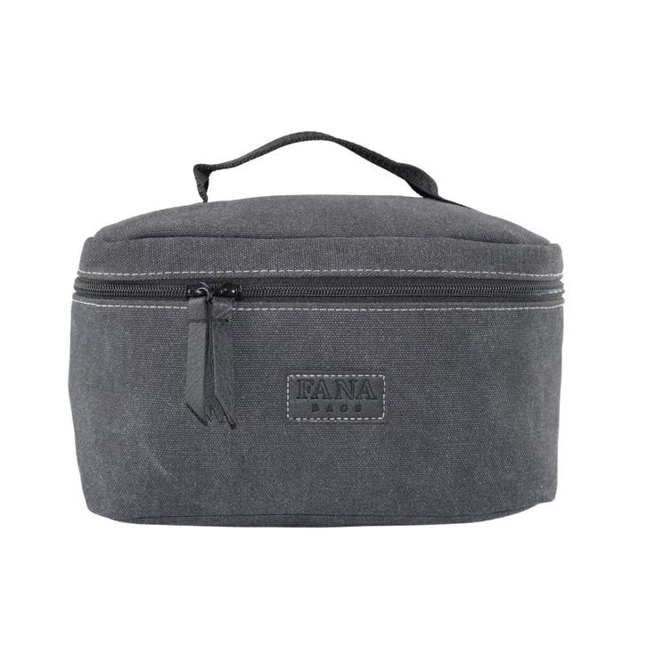 Beautycase / Toilettas Canvas Zwart, Sieraden, Tassen en Uiterlijk, Broches, Verzenden