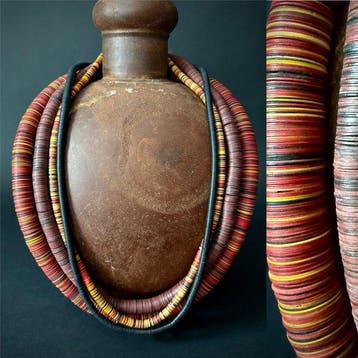 Heupketting - Heishi of kofi-beads - Asante - Ghana (Zonder