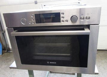 Bosch RVS Stoombakoven, inbouw, HBC36D750, B59,5 x D58 x, Witgoed en Apparatuur, Ovens, Gebruikt