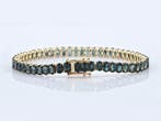 Armband - 14 karaat Geel goud - 18.63ct. tw. Saffier, Nieuw