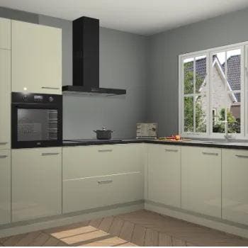 Magnolia hoogglans keuken Kazan 119838, Huis en Inrichting, Verzenden, Nieuw