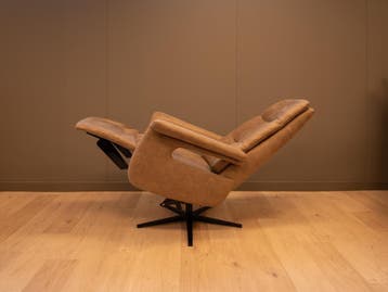 Sta op stoel Zeus met 25% showroomkorting in microleder, Minder dan 75 cm, Ophalen of Verzenden, Moderne sta op en relax stoel, Fauteuil 