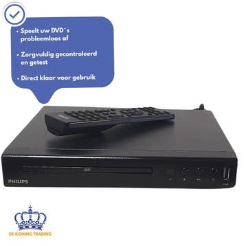 Philips TAEP20Q/20 | DVD Speler | HDMI | DVD Player | DVD/CD, Verzenden, Zo goed als nieuw, Dvd-speler, Philips