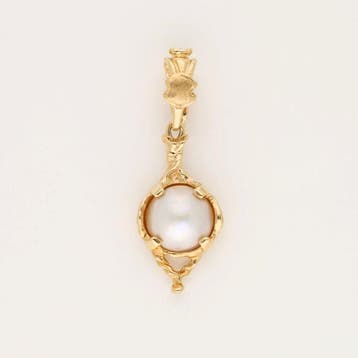 Hanger - 14 karaat Geel goud Parel