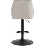 2dekans | Barkruk Raffy Beige – Verstelbaar & Draaibaar –, Ophalen of Verzenden, Zo goed als nieuw