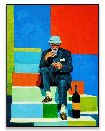 Pippo - The Last Glass of Afternoon, Antiek en Kunst