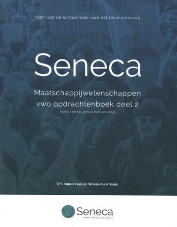 Seneca maatschappijwetenschappen vwo opdrachte 9789492716415, Boeken, Zo goed als nieuw