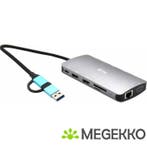 I-tec USB 3.0 USB-C/Thunderbolt 3x Display Metal Nano Dock, Verzenden, Nieuw, I-TEC