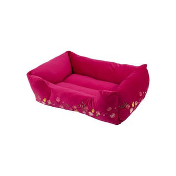 Dierenmand M borduurwerk fuchsia roze 65x50x20cm, Verzenden, Nieuw